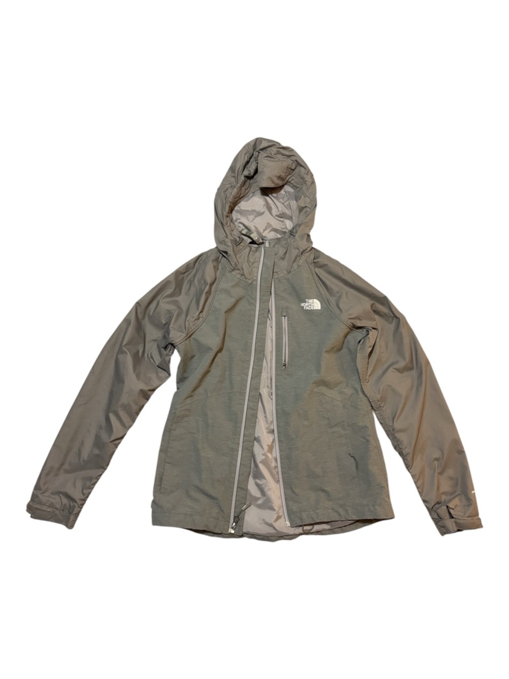 The North Face Men's Hooded Rain Jacket - Gray